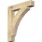 Ekena Millwork Thorton Block Rough Sawn Bracket, Douglas Fir, 4"W x 24"D x 28"H BKT04X24X28THR05RDF - alternate 1